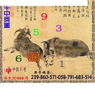 福彩3D26096期天中全套预测分析图