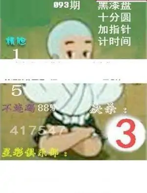 25093期: 白老3D杀码图版