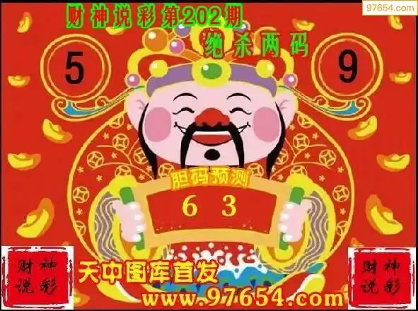 25202期: 财神说彩3D全套图版