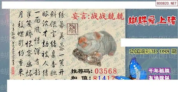 26088期: 3D蝴蝶世家蝴蝶彩图