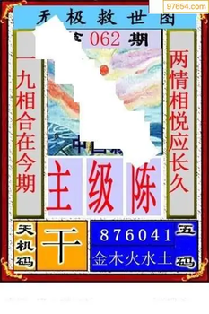 福彩3D26062期天中全套预测分析图