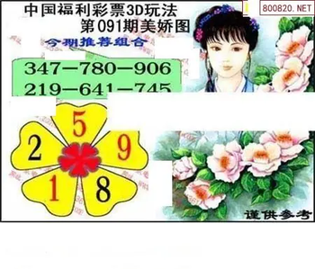 福彩3D 26091期佐罗图一掌经预测图