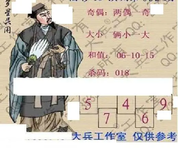 26062期: 大兵福彩3D黄金报图版