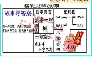 26095期: 福彩3D丹东全图分析