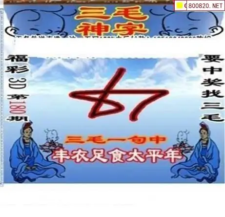 25180期: 三毛3D精品图谜