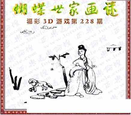 24228期: 3D蝴蝶世家蝴蝶彩图