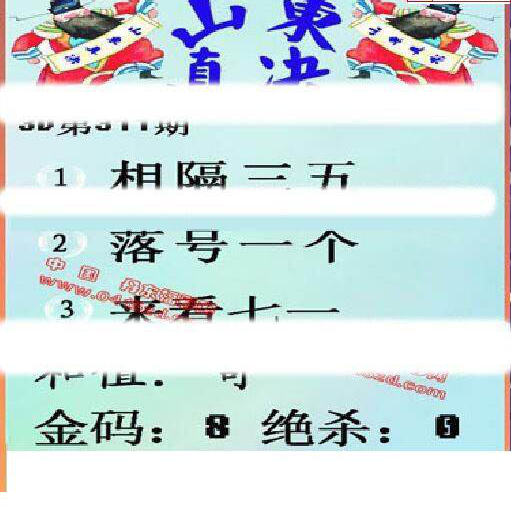 24311期: 福彩3D丹东全图分析