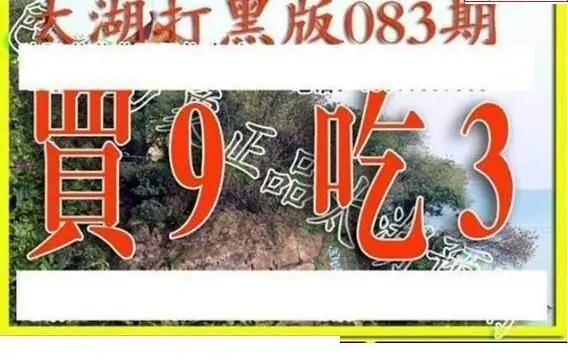 25083期: 太湖图福彩3D精品预测