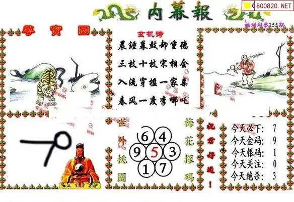 25155期: 福彩3D丹东全图分析