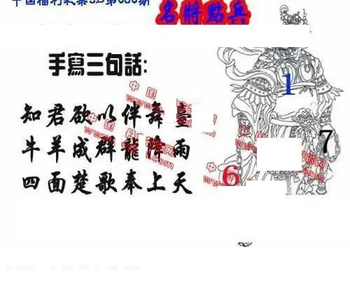 26080期: 福彩3D丹东全图分析