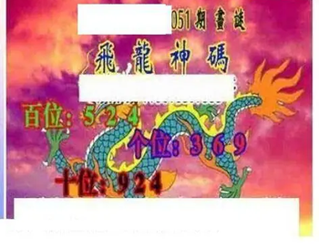 26051期: 三毛3D精品图谜