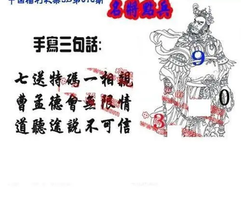 26016期: 福彩3D丹东全图分析
