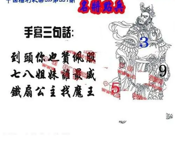 25351期: 福彩3D丹东全图分析