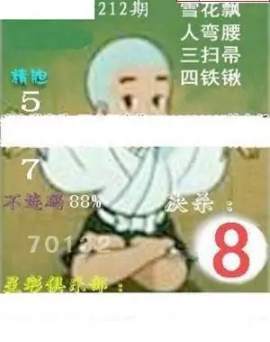 25212期: 白老3D杀码图版