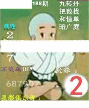 24188期: 白老3D杀码图版