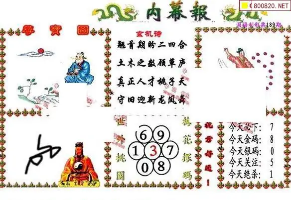 25189期: 福彩3D丹东全图分析