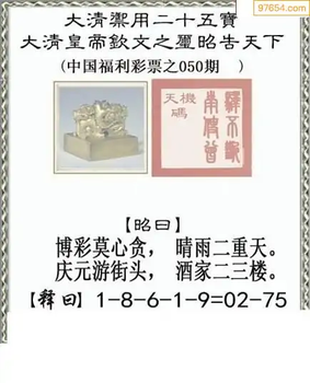 福彩3D26050期天中全套预测分析图