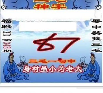 25343期: 三毛3D精品图谜