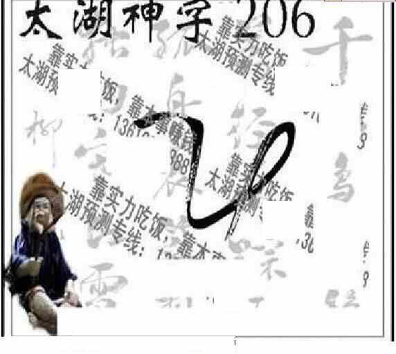 24206期: 太湖图福彩3D精品预测