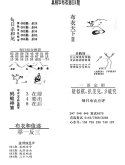 26084期: 福彩3D全套图版参考