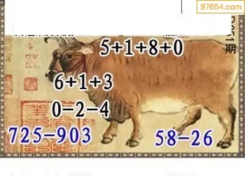 福彩3D26051期天中全套预测分析图