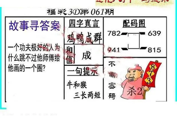 26061期: 福彩3D丹东全图分析