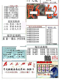 25337期: 福彩3D全套图版参考