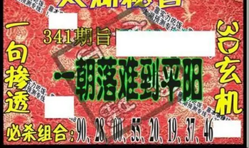 25341期: 太湖图福彩3D精品预测