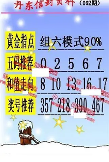 26092期: 福彩3D丹东全图分析