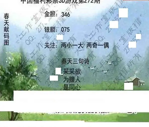 25272期: 大兵福彩3D黄金报图版