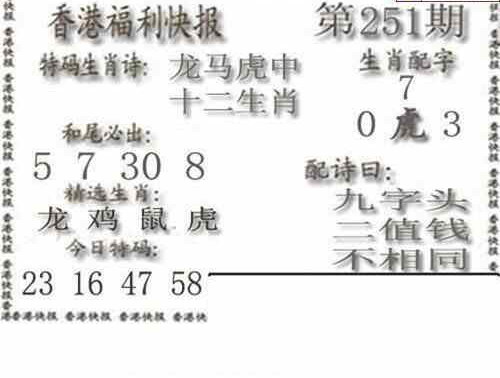 24251期: 白老3D杀码图版