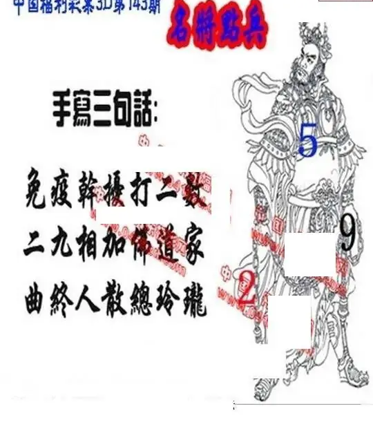 25143期: 福彩3D丹东全图分析