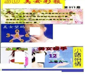 26011期: 三毛3D精品图谜