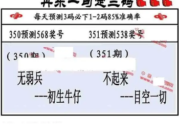 25351期: 福彩3D丹东全图分析