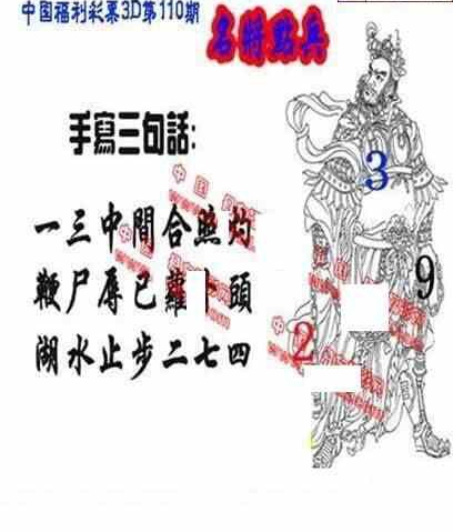 24110期: 福彩3D丹东全图分析