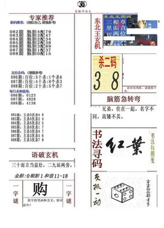 26088期: 福彩3D全套图版参考