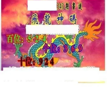 25343期: 三毛3D精品图谜