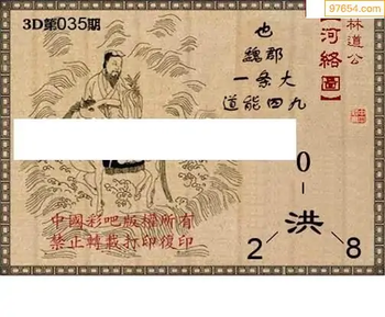 福彩3D26035期天中全套预测分析图