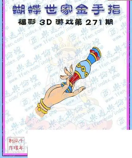 25271期: 3D蝴蝶世家蝴蝶彩图