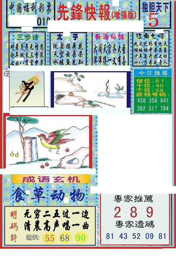 25016期: 福彩3D丹东全图分析