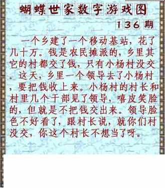 24136期: 3D蝴蝶世家蝴蝶彩图