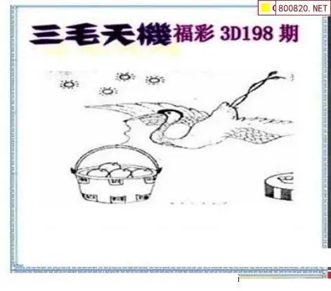 25198期: 三毛3D精品图谜