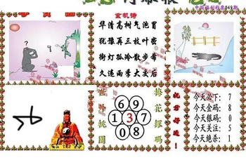 26049期: 福彩3D丹东全图分析