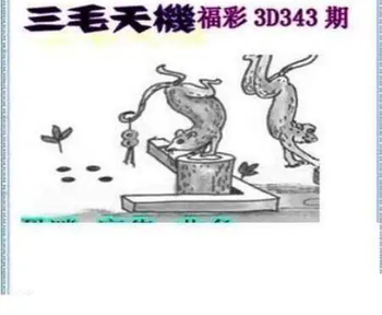 25343期: 三毛3D精品图谜