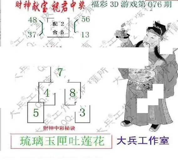 25076期: 大兵福彩3D黄金报图版