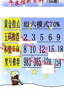 26064期: 福彩3D丹东全图分析