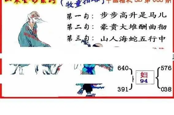 26083期: 福彩3D丹东全图分析