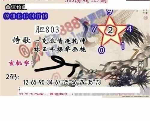 24129期: 白老3D杀码图版