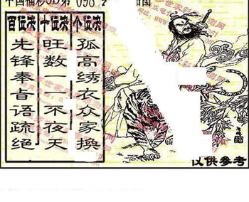 福彩3D 26098期佐罗图一掌经预测图