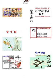 26003期: 福彩3D全套图版参考